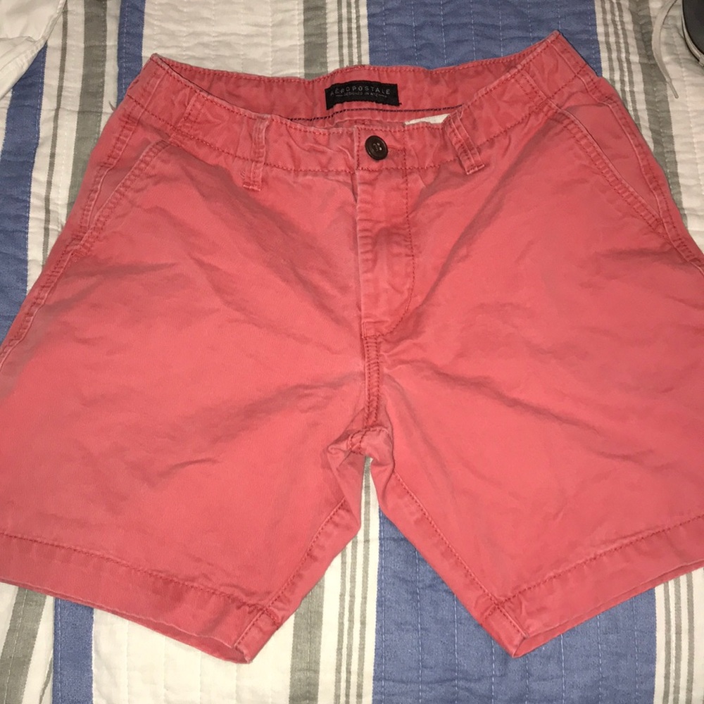 Aeropostale Red Chino Shorts